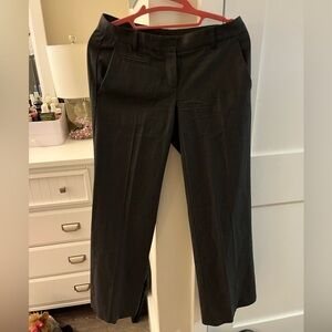 Theory dark gray wide leg pants